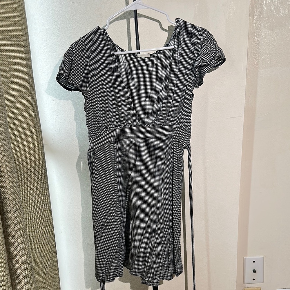 Black and White Checkered Dress